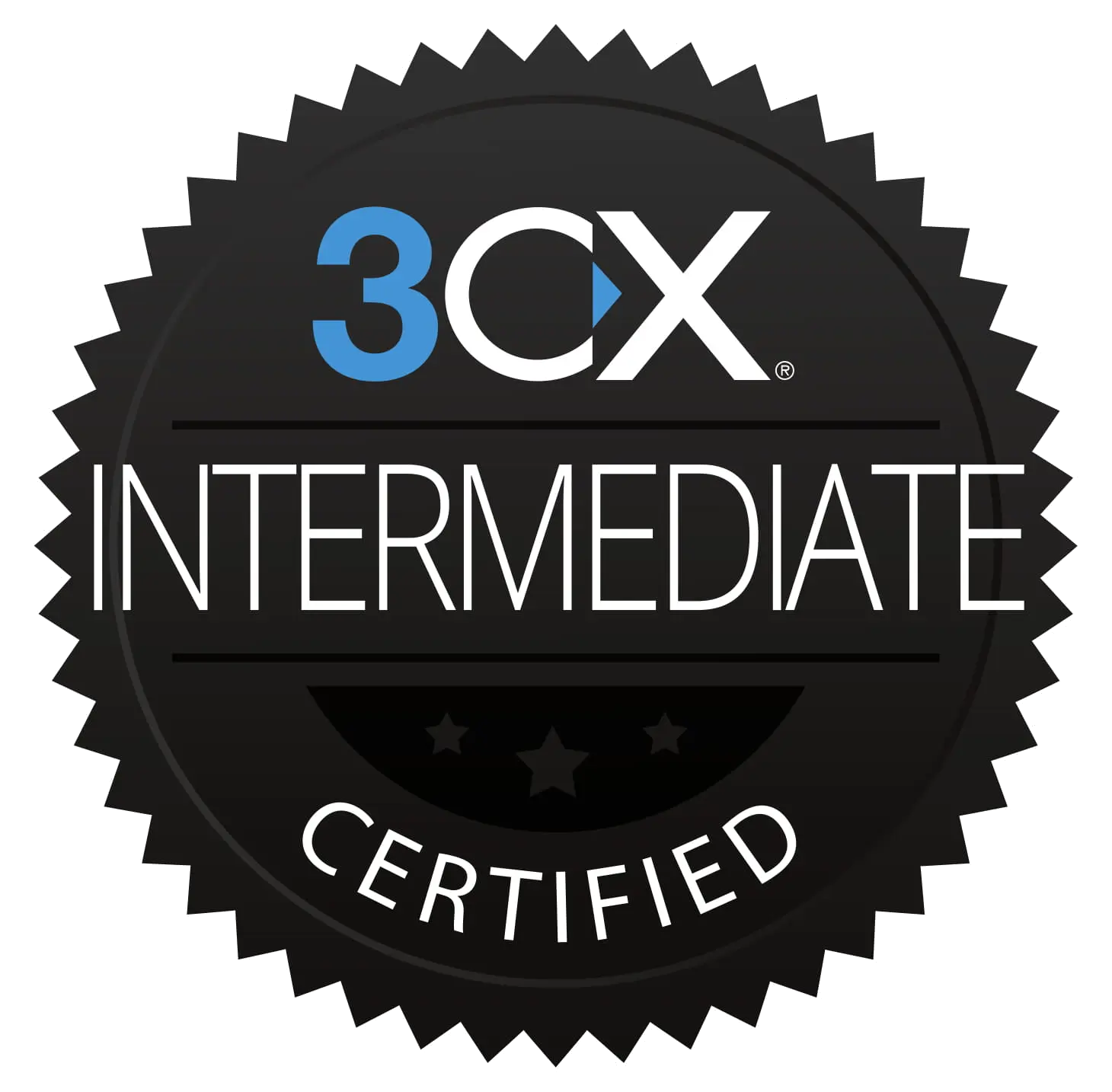 3CX Intermediate Certified Badge