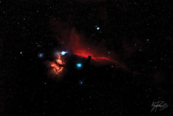 NGC2024 & IC434 – Flame &  Horsehead Nebulae